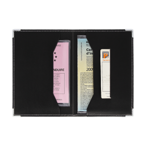 Porte-papiers voiture 2 volets