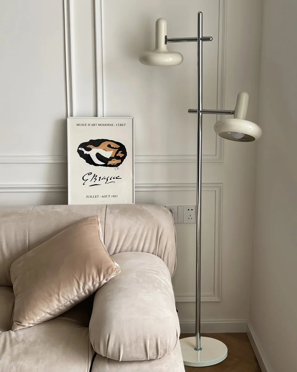 Lampadaire Double Orientable Style Bauhaus – Image 5