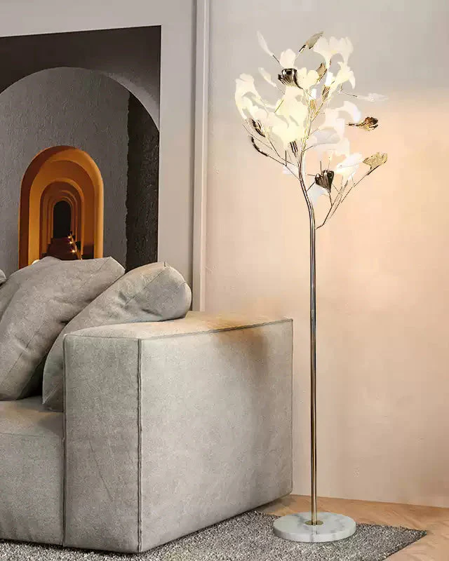Lampadaire Arbre Ginkgo en Céramique – Image 3
