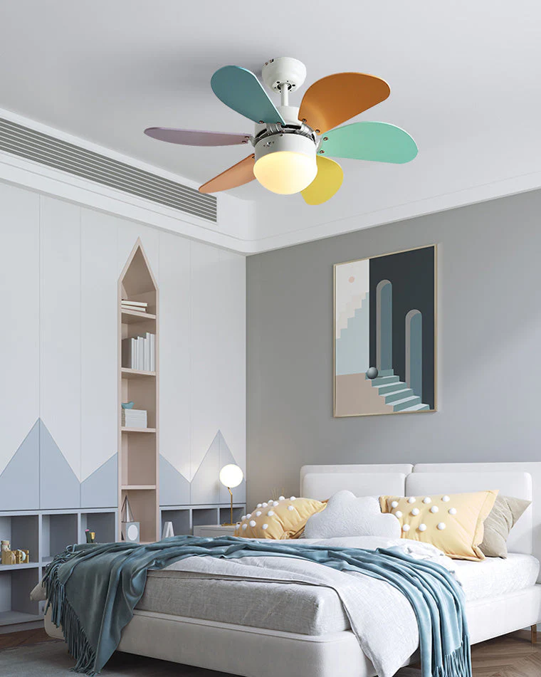 Ventilateur Plafonnier Arc-en-Ciel Bois – Image 4