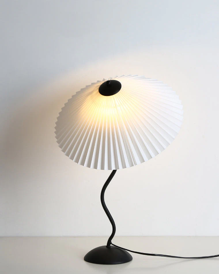 Lampe de Table Plissée Ondulée – Image 6