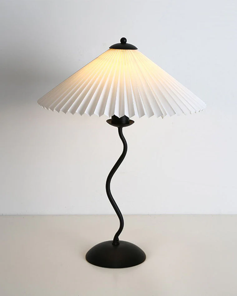 Lampe de Table Plissée Ondulée – Image 8