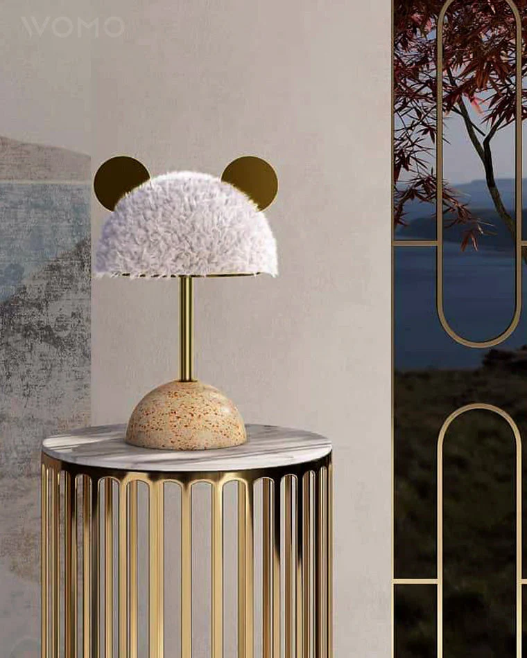 Lampe de Table en Terrazzo Fun – Mickey & Minnie – Image 4