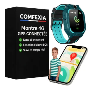 Comfexia™ – Montre GPS Enfant Connectée avec Localisation en Temps Réel