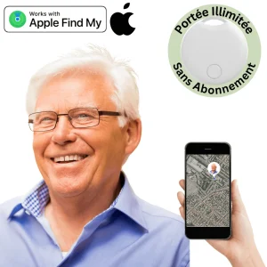 Comfexia™ – Traceur GPS Senior Sans Abonnement Ultra-Précis, Compatible Android & iOS