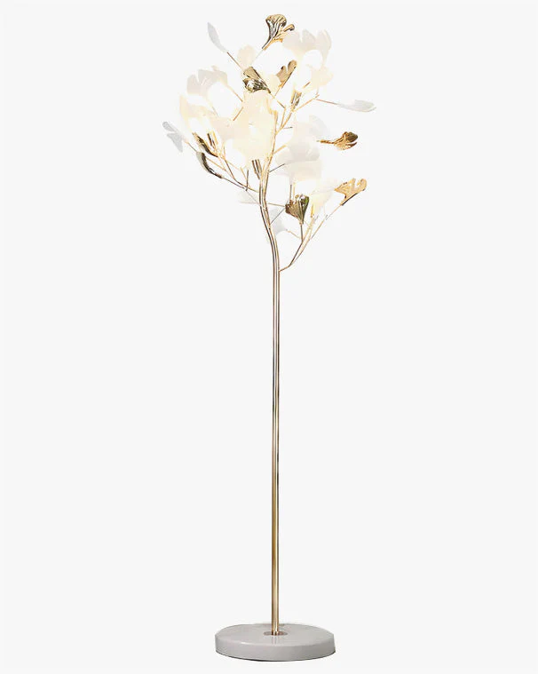 Lampadaire Arbre Ginkgo en Céramique – Image 2