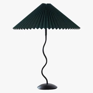 Lampe de Table Plissée Ondulée