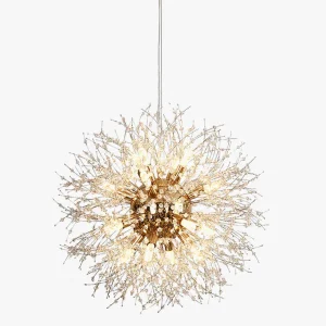 Lustre Cristal - Éclat Pissenlit